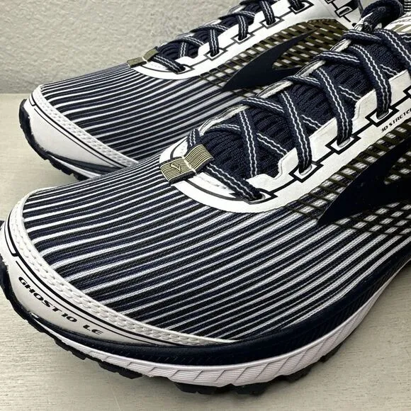 Brooks Ghost LE 10 Gold/Blue Athletic Running Shoes