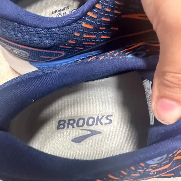 BROOKS GLYCERIN 10 Men's Blue Depths/Palace Blue/Orange Running Shoes