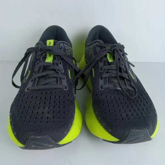 Brooks Glycerin 20 Running Shoes Womens 8 Black Green Athletic Comfort Walking