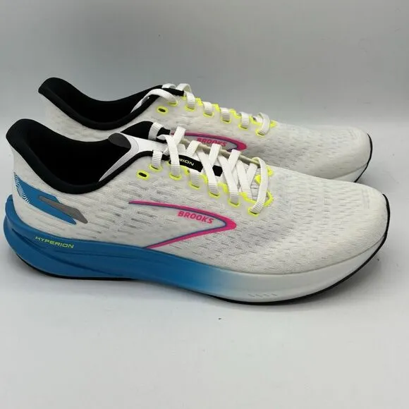 Brooks Hyperion Men's Sz 9.5B Shoes White Running Racing Walking Gym 1203961B120