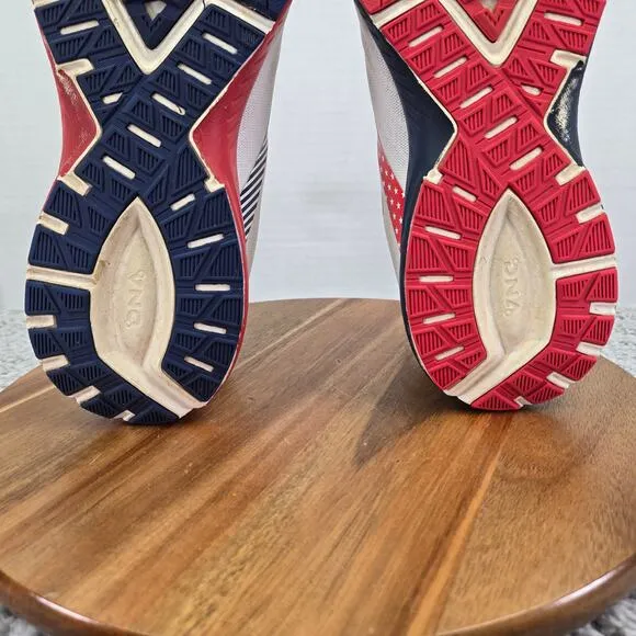 Brooks Launch 7 USA Red White Blue Star Athletic Daily Running Shoes Mens 11.5 D