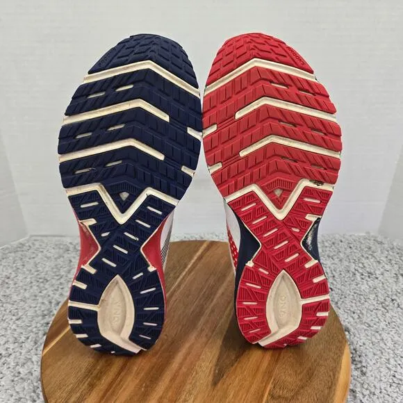 Brooks Launch 7 USA Red White Blue Star Athletic Daily Running Shoes Mens 11.5 D