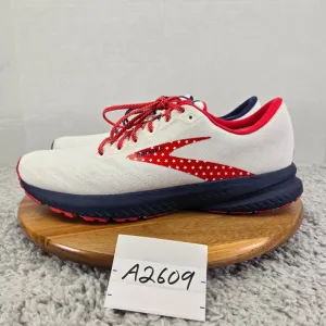 Brooks Launch 7 USA Red White Blue Star Athletic Daily Running Shoes Mens 11.5 D
