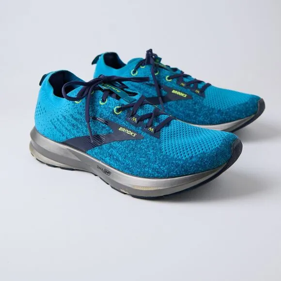 Brooks Levitate 3 Men’s Sz 10.5D Blue Silver Running Shoes DNA Amp Sneakers