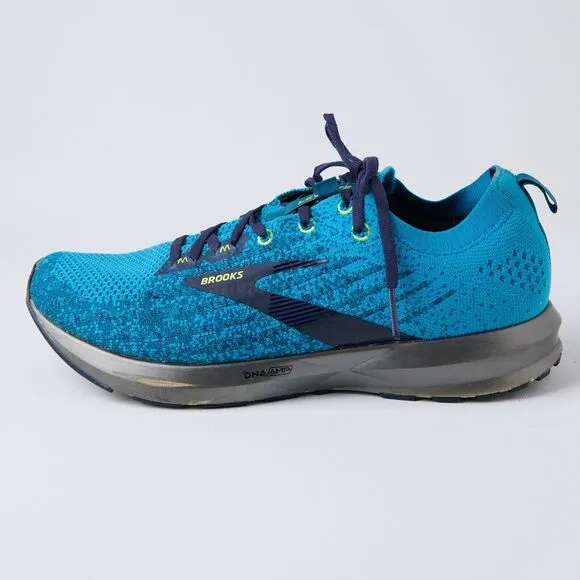 Brooks Levitate 3 Men’s Sz 10.5D Blue Silver Running Shoes DNA Amp Sneakers