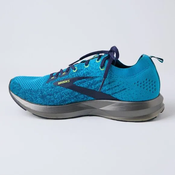 Brooks Levitate 3 Men’s Sz 10.5D Blue Silver Running Shoes DNA Amp Sneakers