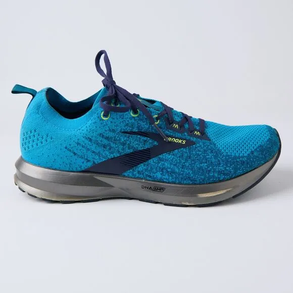 Brooks Levitate 3 Men’s Sz 10.5D Blue Silver Running Shoes DNA Amp Sneakers