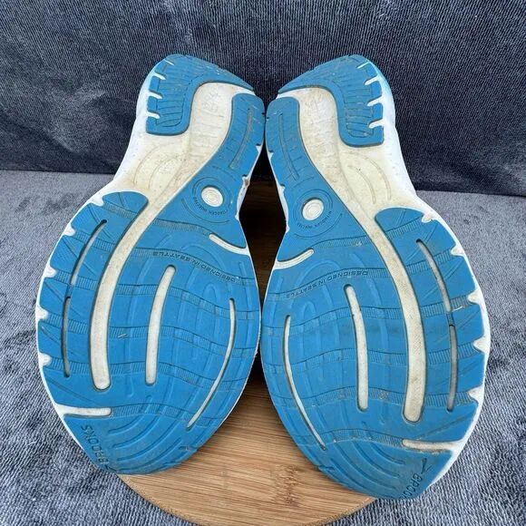 Brooks Mens Glycerin 20 Size 12 Black Blue Running Comfort Sneakers No Insoles
