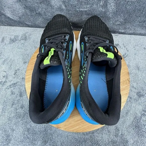 Brooks Mens Glycerin 20 Size 12 Black Blue Running Comfort Sneakers No Insoles