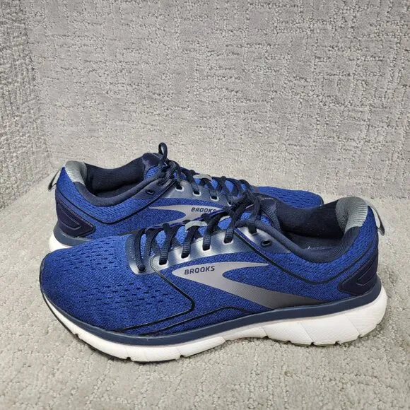 Brooks Transmit 3 Men's Size US 10D Blue Gray Athletic Running Shoes 1103631D43