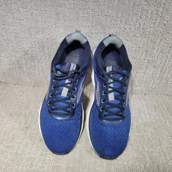 Brooks Transmit 3 Men's Size US 10D Blue Gray Athletic Running Shoes 1103631D43