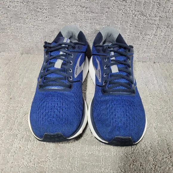 Brooks Transmit 3 Men's Size US 10D Blue Gray Athletic Running Shoes 1103631D43
