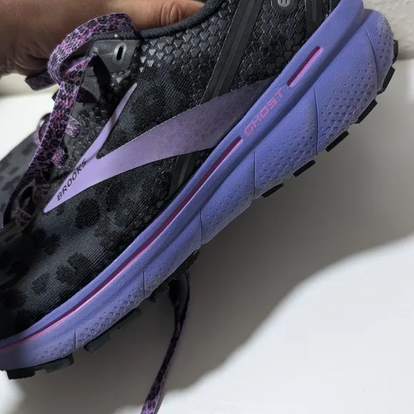 Brooks Women's Black and Purple Running Shoes