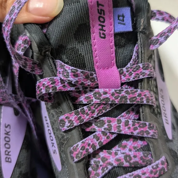 Brooks Women's Black and Purple Running Shoes