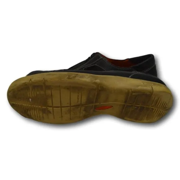 Bruno Magli Sport Navy Blue Leather Fisherman Shoes Size: 44.5 / 12