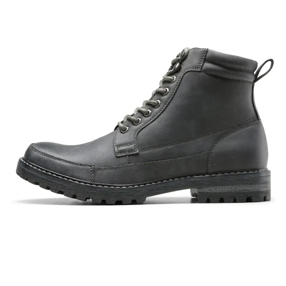 Bruno Marc Men's Durable Motorcycles Lace-Up Combat Boots Grey Size 9 NIB