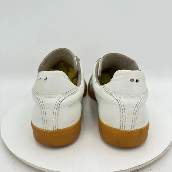 Bundeswehr BW Sport German Army Trainer Men Size 12M White Leather Suede Shoes