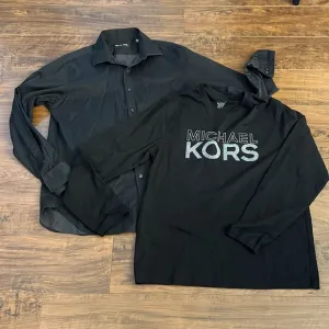 Bundle of Two Michael Kors Shirts, Sz (16; 34/35) &amp; Large.