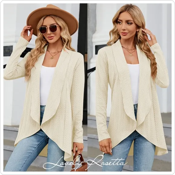 Burgundy Lightweight Open Front Cardigan