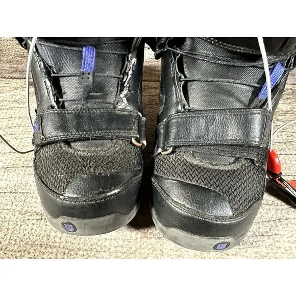 BURTON Axel Imprint 1 One Boa Snowboard Boots Black Women's Size 6