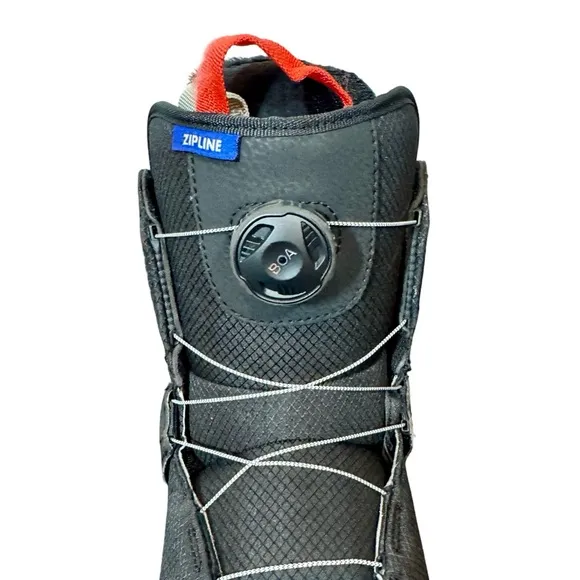 Burton ZipLine Boa Snowboard Boots Black Unisex Sz:7K Worn Once