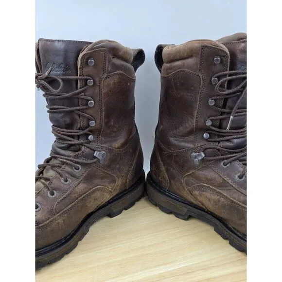 Cabelas Outfitters Mens Insulated Gore-tex Leather Hunting Boots Scentlok Sz 11D