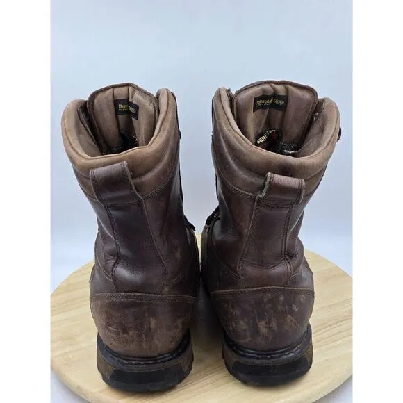 Cabelas Outfitters Mens Insulated Gore-tex Leather Hunting Boots Scentlok Sz 11D