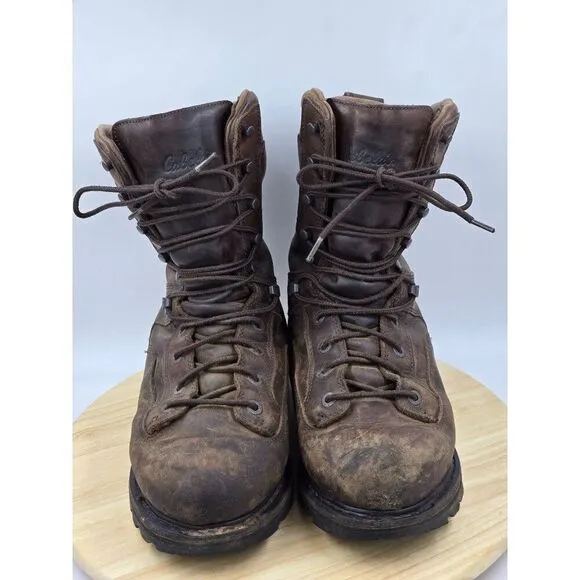 Cabelas Outfitters Mens Insulated Gore-tex Leather Hunting Boots Scentlok Sz 11D
