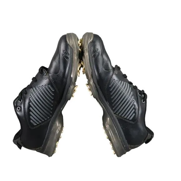 Callaway Shoes Mens 8 Golf Sport Active Black Xfer Nitro Plastic Spike Athletic