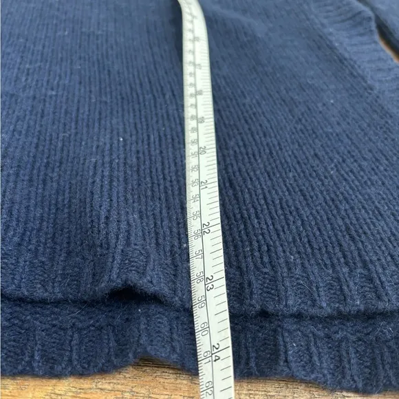 Calypso St Barth Navy Blue Cashmere Women'’s Sweater Size Small