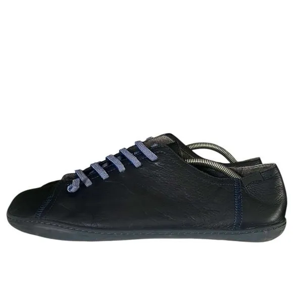 Camper Shoes Men Size 11-11.5 Peu Cami Casual Minimalist Leather in Black