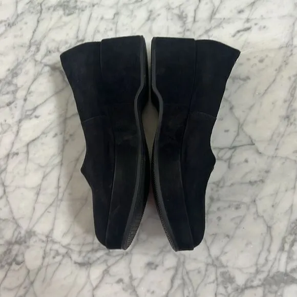 Camper Sisea Leather Platform Loafer Slip On - Black Women size 40 / US 9