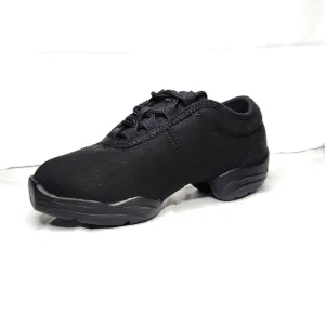 Capezio DS03 Black Lace-Up Canvas Dansneaker Dance Sneaker | Adult Size 3.5