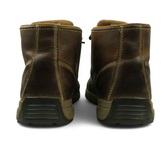 Carhartt Boots Mens 9M CMX4023 Lightweight Casual Wedge Work Boots Brown