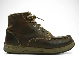 Carhartt Boots Mens 9M CMX4023 Lightweight Casual Wedge Work Boots Brown