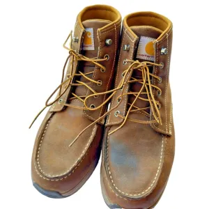 Carhartt Men's Lightweight Wedge Moc Toe Boot  Size 12W Brown CMX4023 SOFT TOE