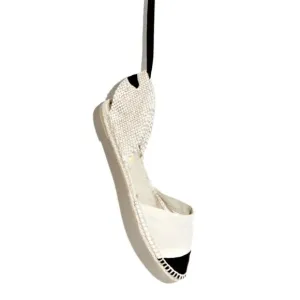 CASTAÑER Beige and Black Espadrille