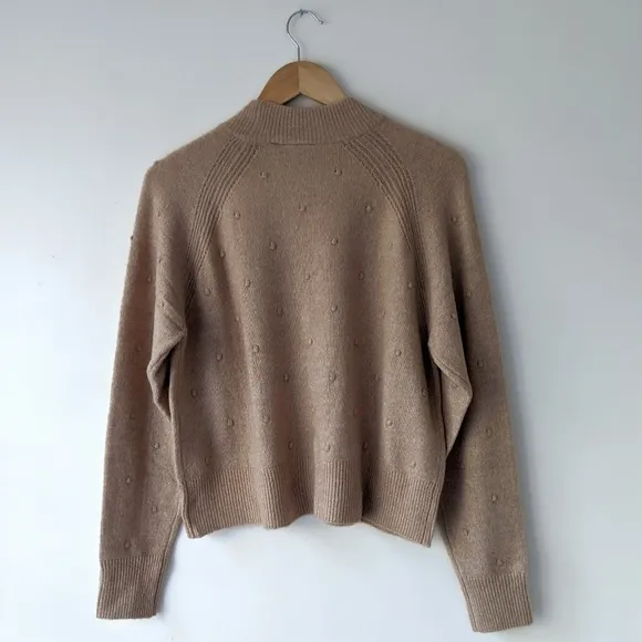 Catwalk Junkie &quot;Dot Pull&quot; Textured Wool Blend Sweater, L NWT