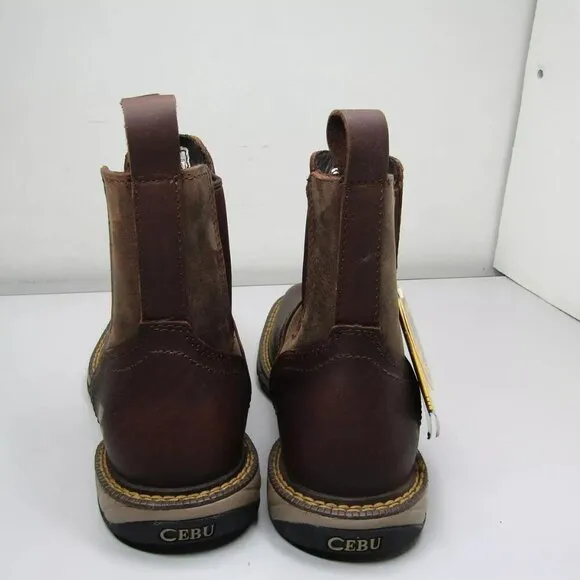 Cebu Mens BC Thunder Chelsea Boot Lightweight Comfort Durable Performance Size 6