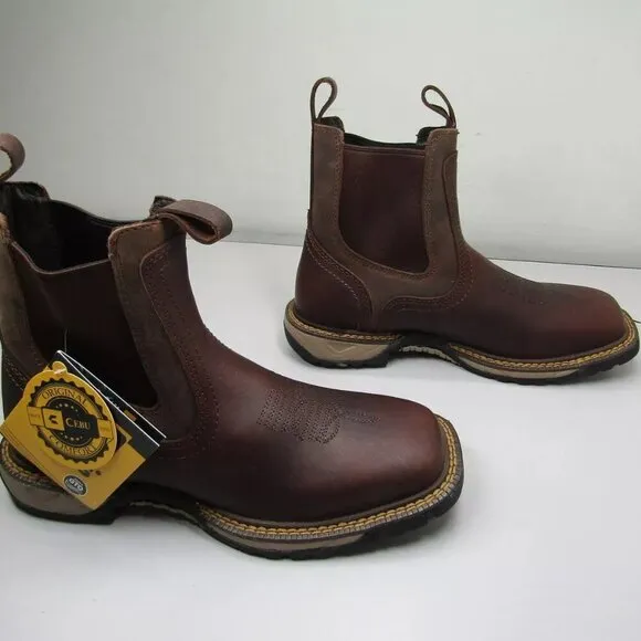 Cebu Mens BC Thunder Chelsea Boot Lightweight Comfort Durable Performance Size 6