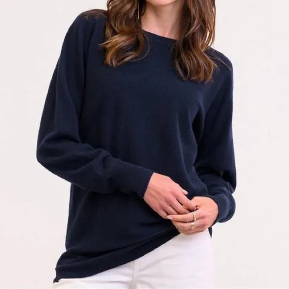 CELTIC &amp; CO Supersoft Slouchy Knit Sweater Charcoal   Gray 100% Lambswool Size M