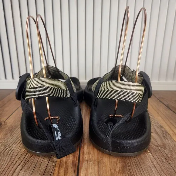 Chaco Mega Z Cloud Sandals Mens Sz 11 M Odds Black Trails Sport Shoes JCH107223