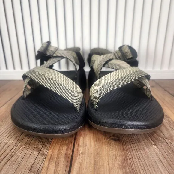 Chaco Mega Z Cloud Sandals Men Sz 10 Odds Black Trails Sport Shoes JCH107223 NEW