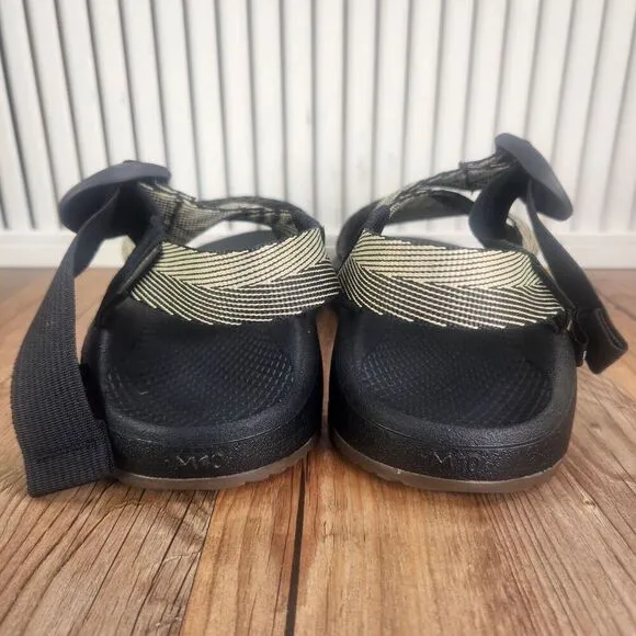 Chaco Mega Z Cloud Sandals Men Sz 10 Odds Black Trails Sport Shoes JCH107223 NEW