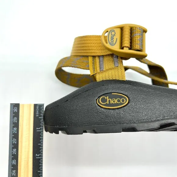 Chaco Mens 11 ZCloud 2 Bronze Mustard Yellow Black Sport Sandals Shoes
