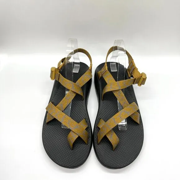 Chaco Mens 11 ZCloud 2 Bronze Mustard Yellow Black Sport Sandals Shoes