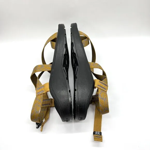 Chaco Mens 11 ZCloud 2 Bronze Mustard Yellow Black Sport Sandals Shoes
