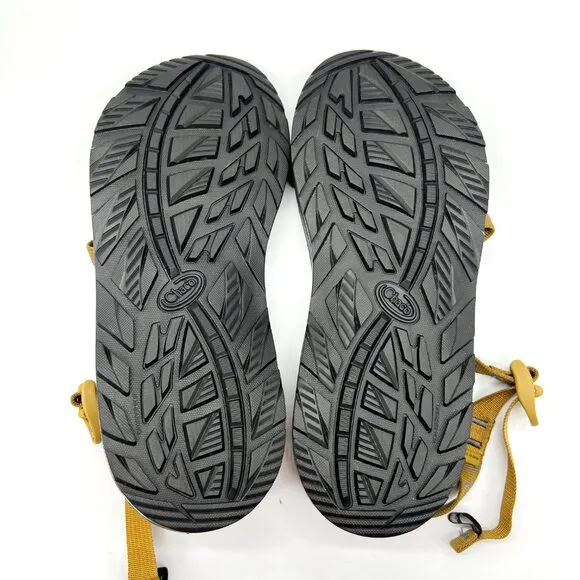 Chaco Mens 11 ZCloud 2 Bronze Mustard Yellow Black Sport Sandals Shoes
