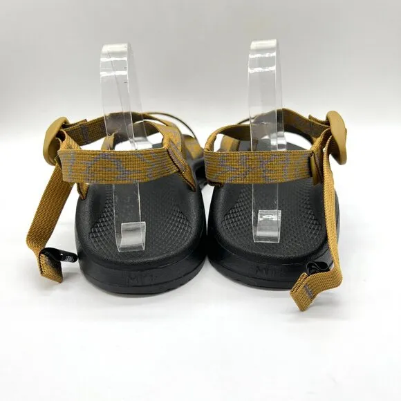 Chaco Mens 11 ZCloud 2 Bronze Mustard Yellow Black Sport Sandals Shoes