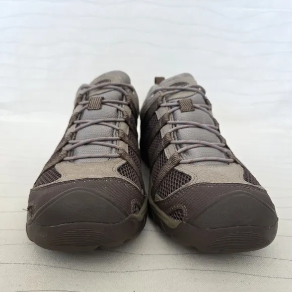 Chaco Mens Redrock Strata Brown Mesh Hiking Trail Walking Shoes Size 9.5